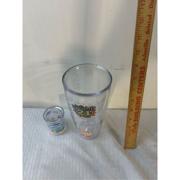 Tervis Happy Birthday "21" set  16 oz tumbler and shot glass new - Picture 3 of 5